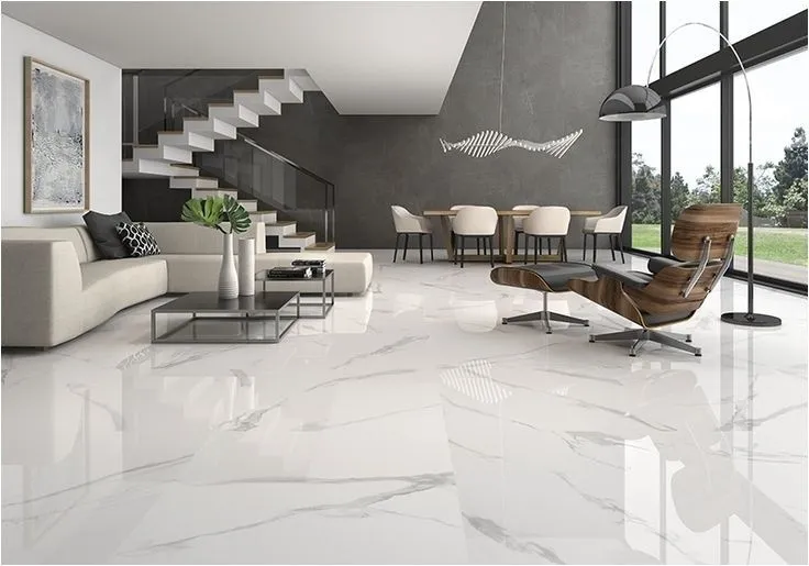marble slab in living room